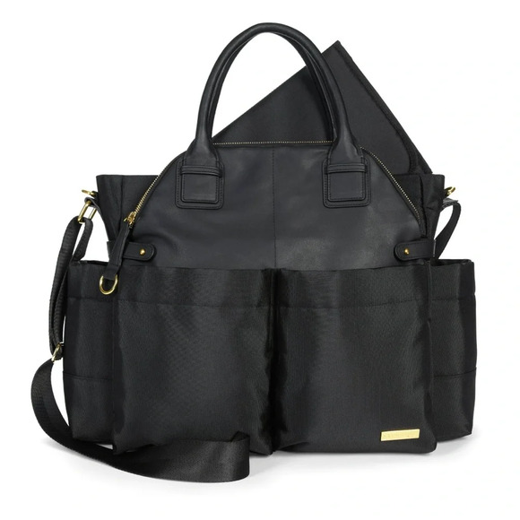 Skip Hop Chelsea Diaper Satchel Black - Picture 2 of 8